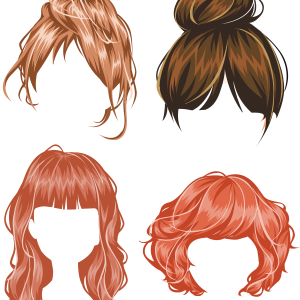 Hair wig PNG