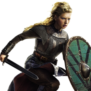 Viking woman PNG