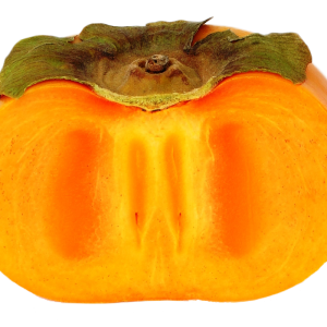 Persimmon cutted PNG image