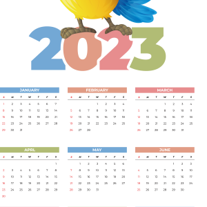 Calendar 2023 PNG