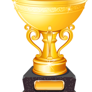 Award trophy cup