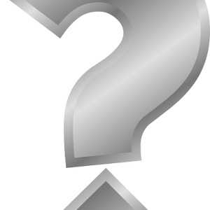 grey Question mark PNG