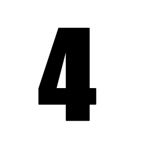 Number 4 PNG