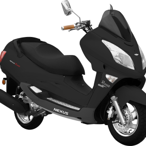 Black scooter PNG image