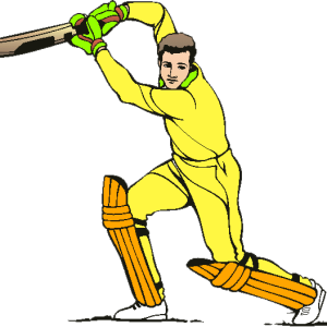 Cricket player PNG