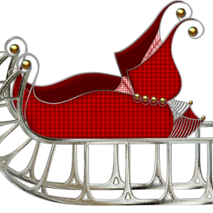 Santa sleigh PNG