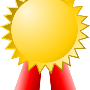 Gold medal PNG