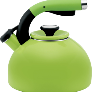 Green kettle PNG image