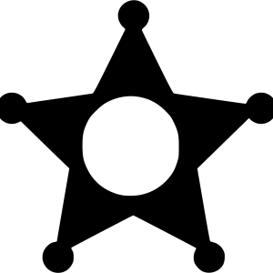 Sheriff badge PNG