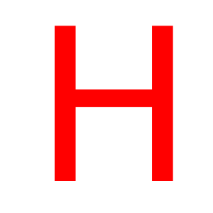 Letter H PNG