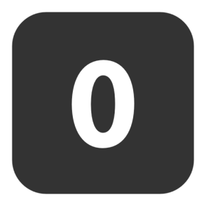number 0 PNG
