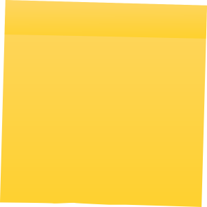 Sticky note PNG
