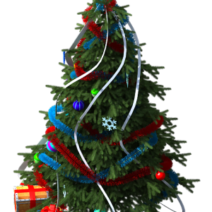 Christmas fir-tree PNG image