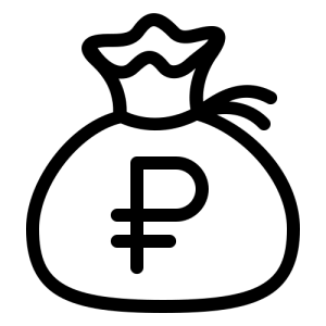 Russian ruble PNG