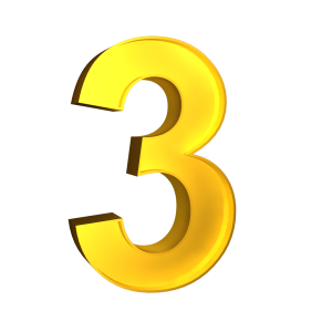 Number 3 PNG
