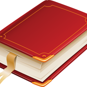 Red book PNG image, free image