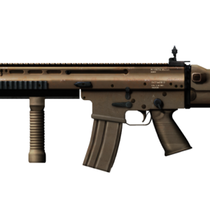 SCAR assault rifle PNG