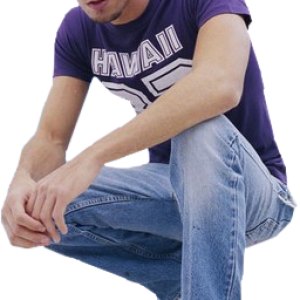 Sitting man PNG
