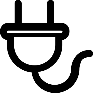 Power electric plug PNG