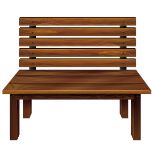 Bench furniture PNG