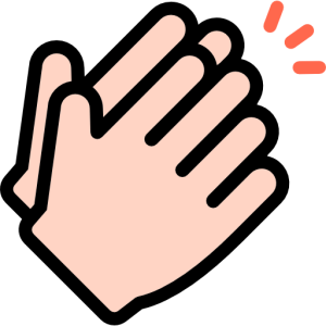 Clapping hands PNG