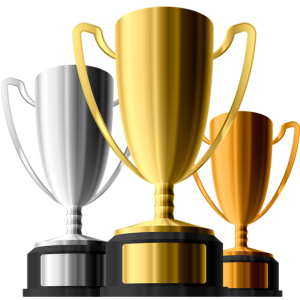 Award trophy cup
