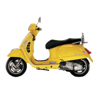 Yellow scooter PNG image