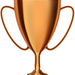 Award trophy cup