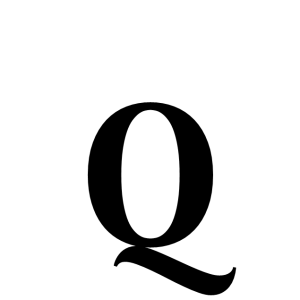 Letter Q PNG