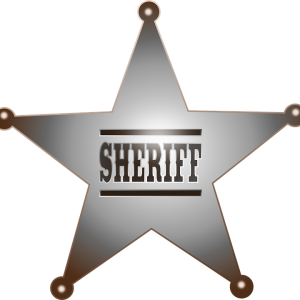 Sheriff badge PNG