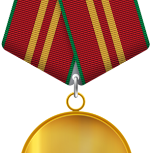 Gold medal PNG