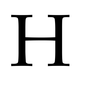 Letter H PNG