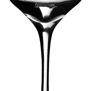 Empty wine glass PNG image