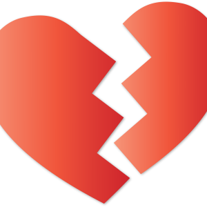 Broken heart PNG