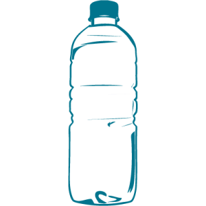 Water bottle PNG image