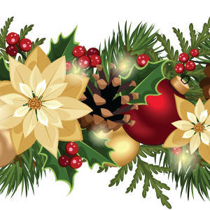 Christmas garland PNG
