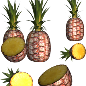 Pineapple PNG image, free download