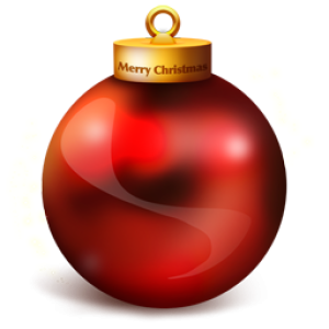 Christmas ball toy PNG image