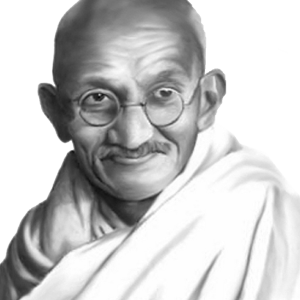 Mahatma Gandhi PNG