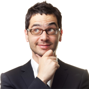 Thinking man PNG