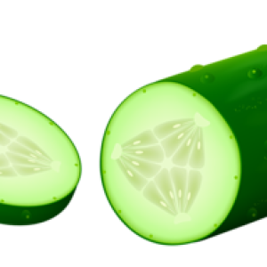Sliced cucumber PNG