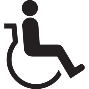 Disabled handicap symbol PNG
