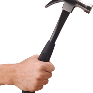 hummer in hand PNG