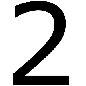 Number 2 PNG