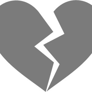 Broken heart PNG