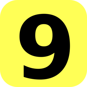 Number 9 PNG