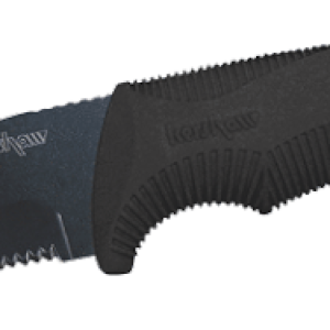 tactical black knife PNG image
