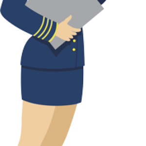 Stewardess PNG