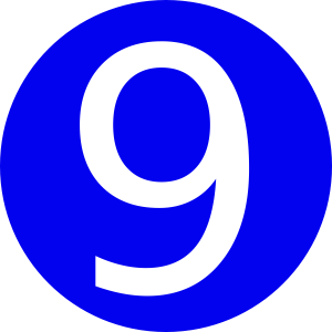 Number 9 PNG