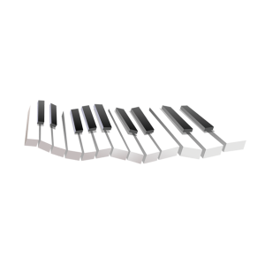Piano keys PNG picture